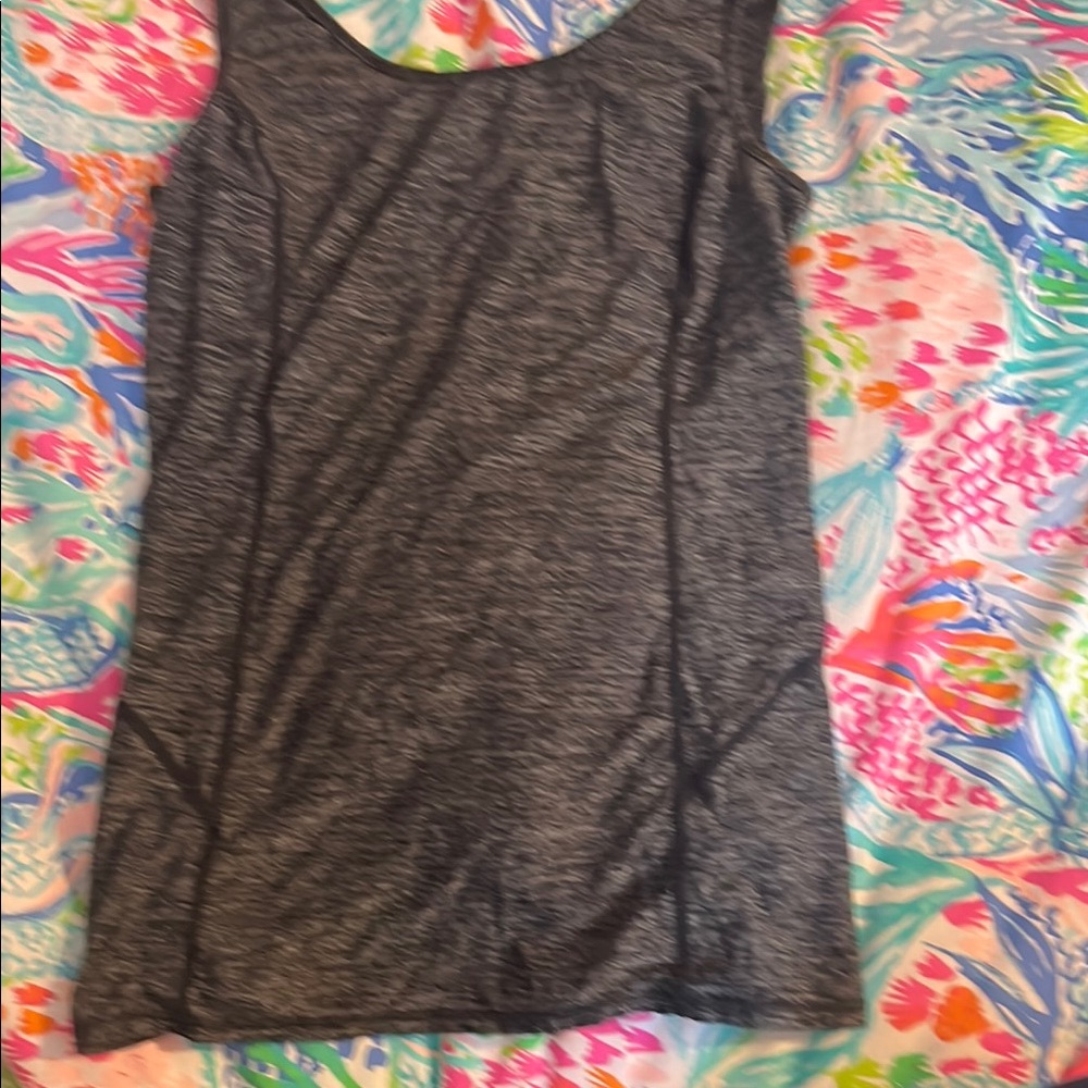 Lululemon Gray Sleeveless Athletic Tank Top